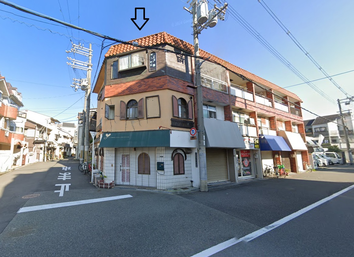 収益物件★大阪市住吉区長居西、店舗付き住居★